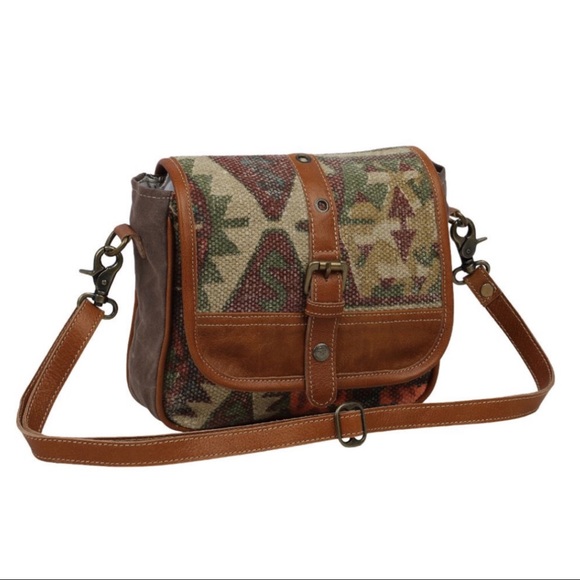 Leather Crossbody Bag - Picture 2 of 5